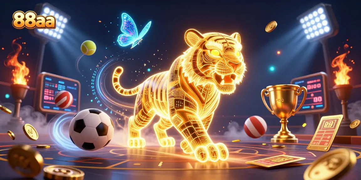 Experience 88aa in an engaging digital casino with vibrant characters and rich sports elements.