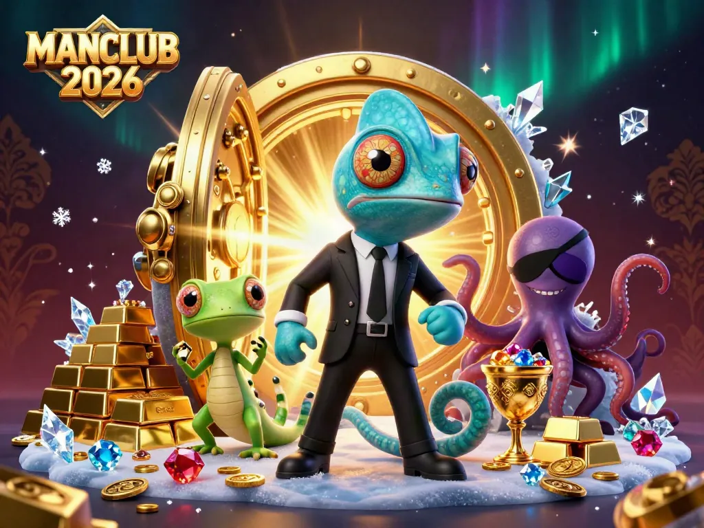 Experience the thrilling world of MANCLUB 2026 with vibrant casino action and dynamic characters.