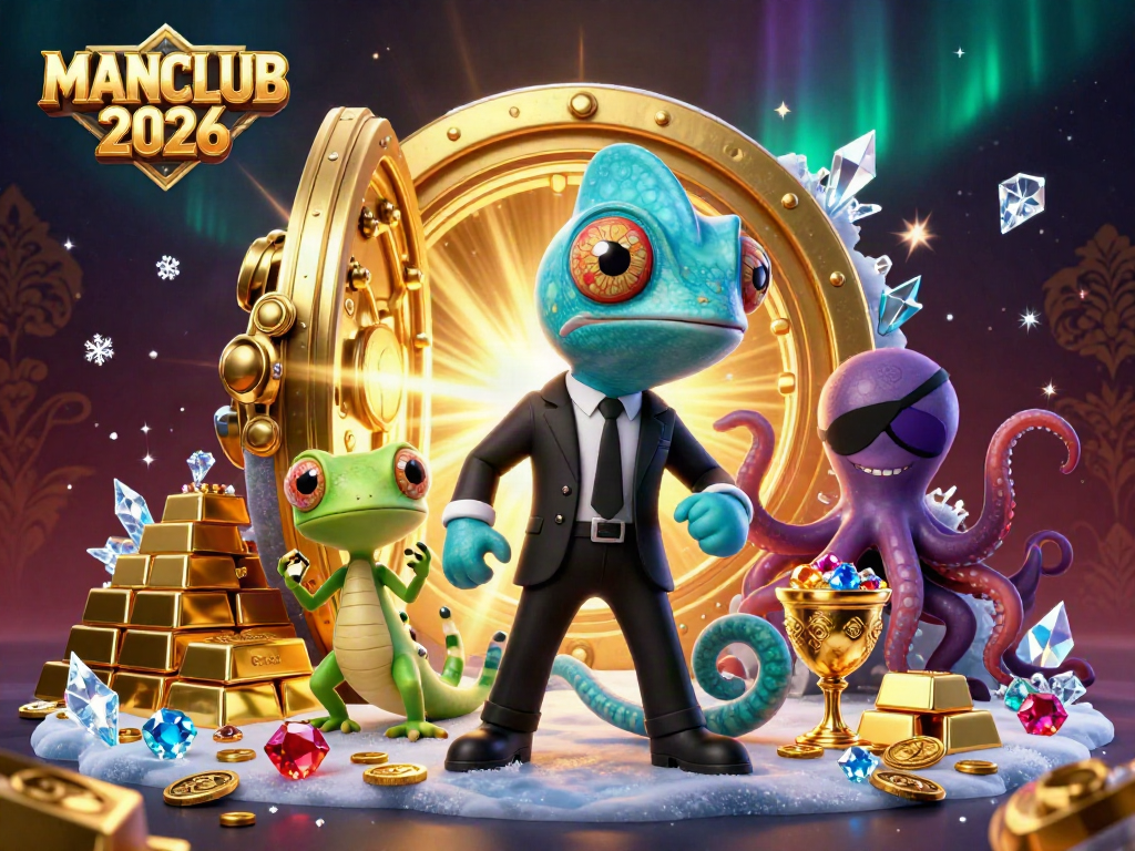 Experience the thrilling world of MANCLUB 2026 with vibrant casino action and dynamic characters.