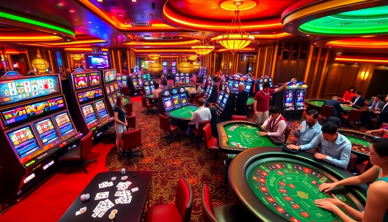 Experience thrilling gameplay at may88 com with vivid roulette tables and interactive slot machines.