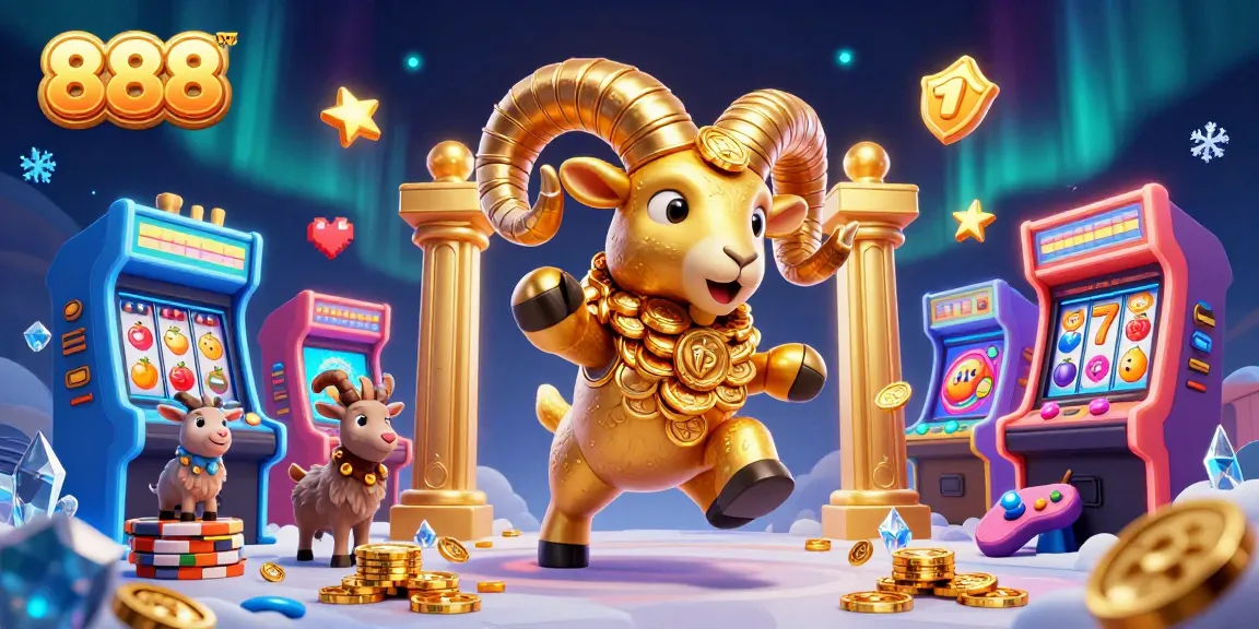 Experience the thrill of 888new with energized characters and vibrant casino game elements.