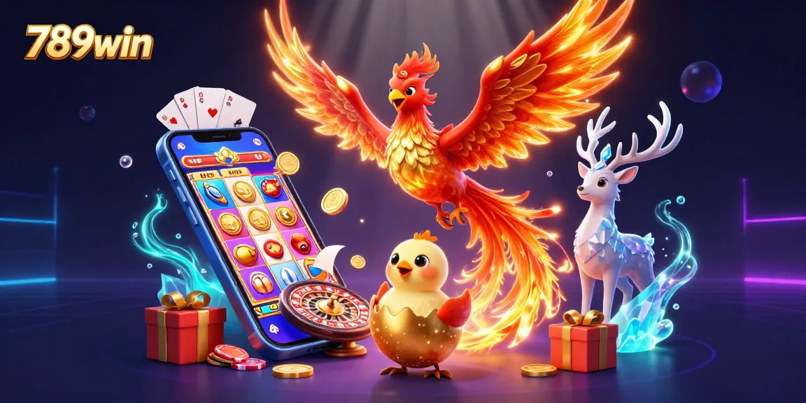 Experience the thrilling world of 789win with vibrant 3D characters and dynamic casino games.