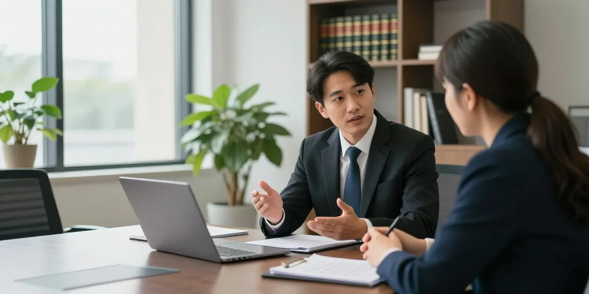 Engaging legal consultation showcasing a lawyer and client discussing vital case strategies at a professional office, emphasizing the importance of a reliable homepage for legal guidance.