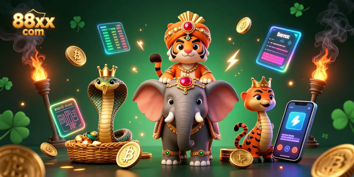 Engage with thrilling games at 88xx com while exploring stunning visuals of a 3D casino theme.