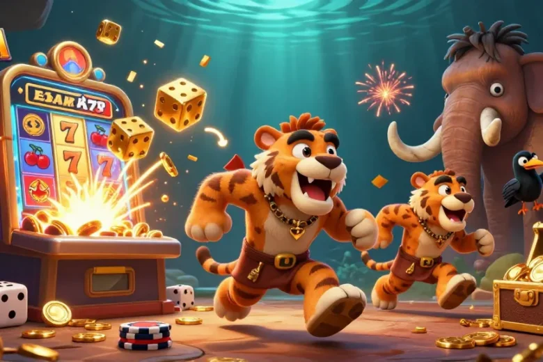 Experience thrilling gaming at 88AA with vibrant casino elements and immersive characters.